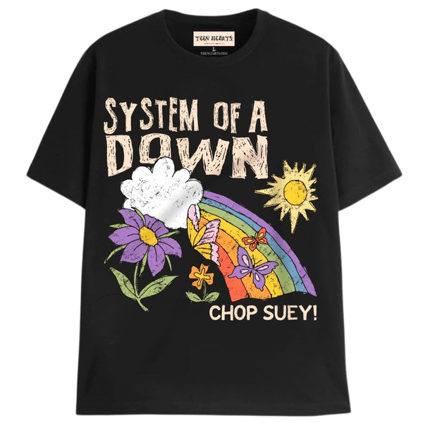 CHOP SUEY! T-Shirts DTG Small BLACK 