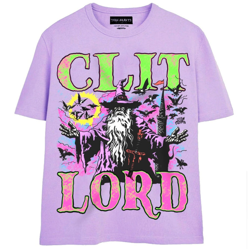 CLIT LORD T-Shirts MONSTERDIGITAL Small LAVENDER 