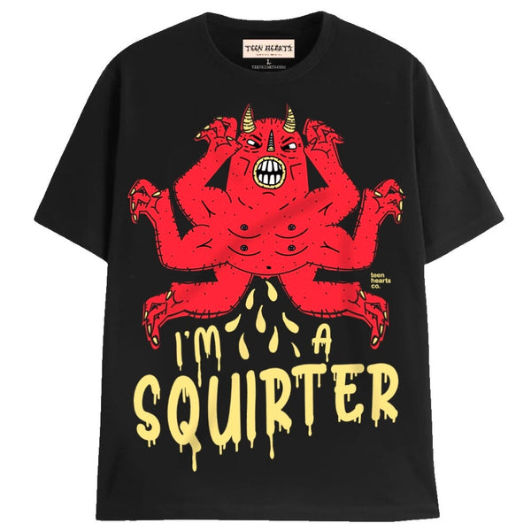 SQUIRTER T-Shirts MONSTERDIGITAL Small BLACK 