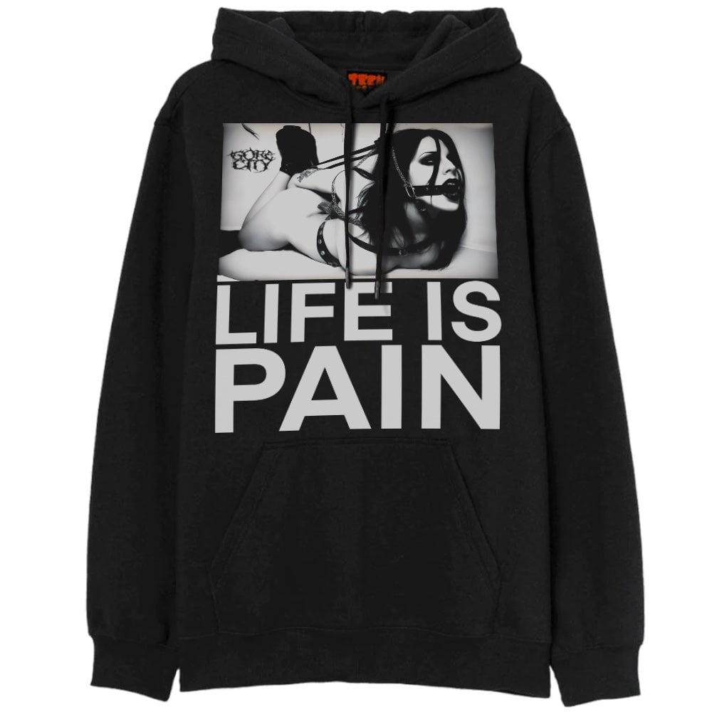 LIFE IS PAIN | Hoodie – Teen Hearts Clothing