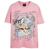 BONER GARAGE T-Shirts DTG Small Pink 