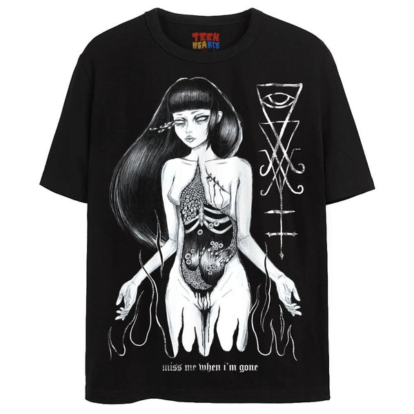 WHEN I'M GONE T-Shirts DTG Small Black 