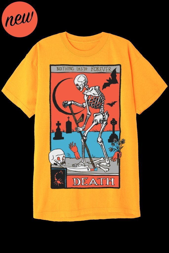 WHITE DEATH TAROT CARD – Teen Hearts Clothing