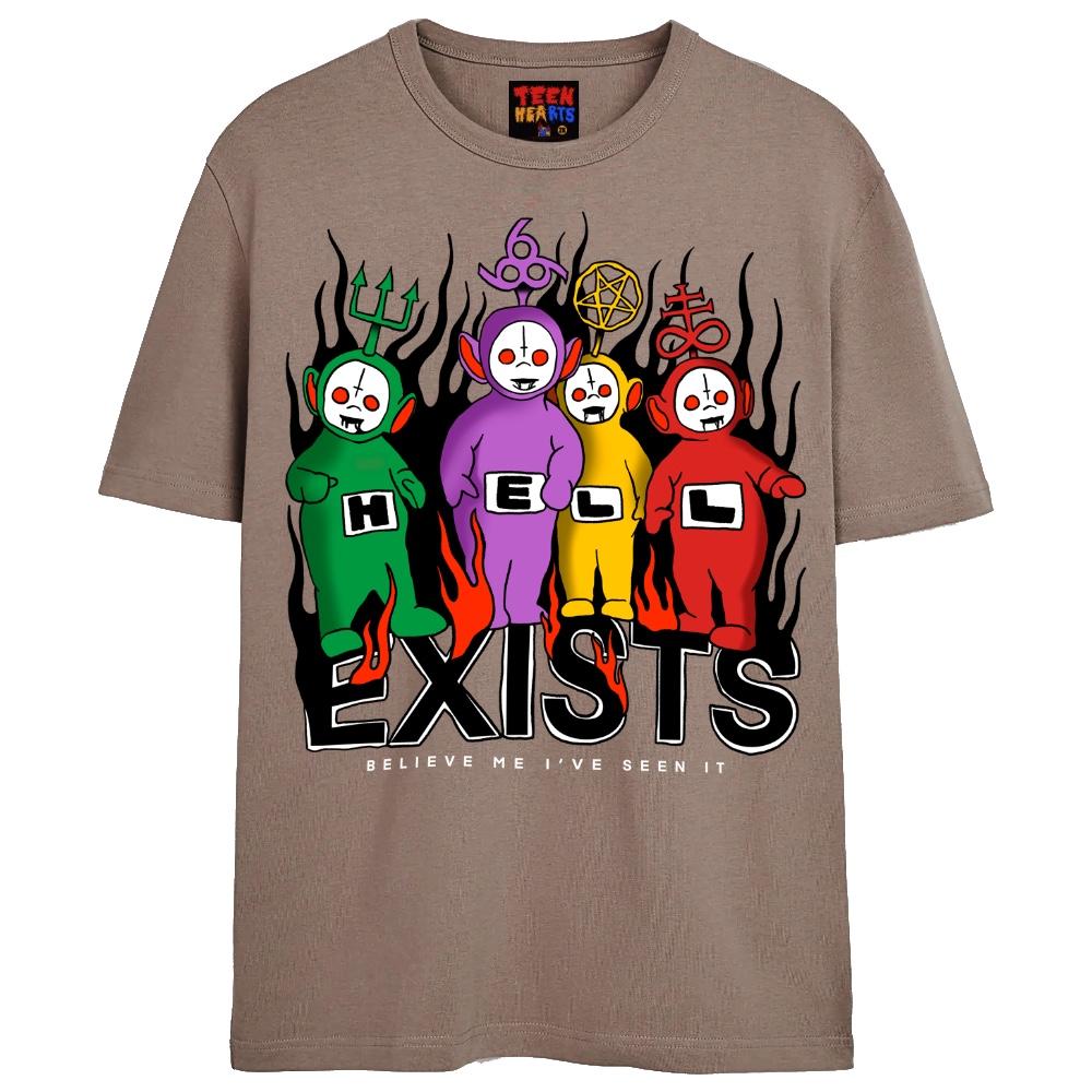 HELL EXISTS | Black Tee – Teen Hearts Clothing