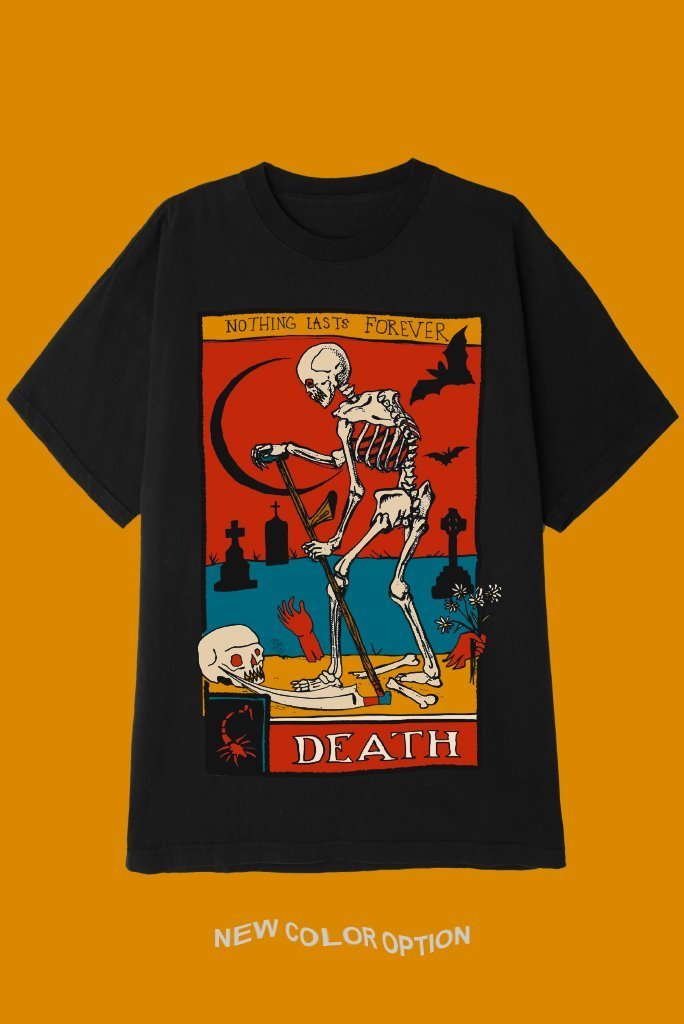 DEATH TAROT CARD T-Shirt From Teen Hearts – Teen Hearts Clothing