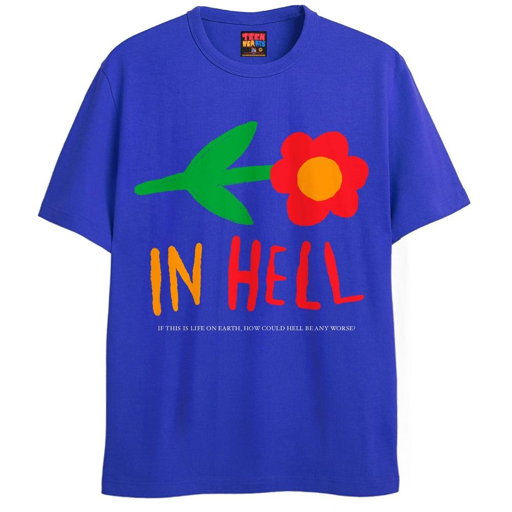 IN HELL | White Tee – Teen Hearts Clothing
