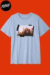 YOUNG AND NUMB T-Shirts DTG Small Baby Blue 