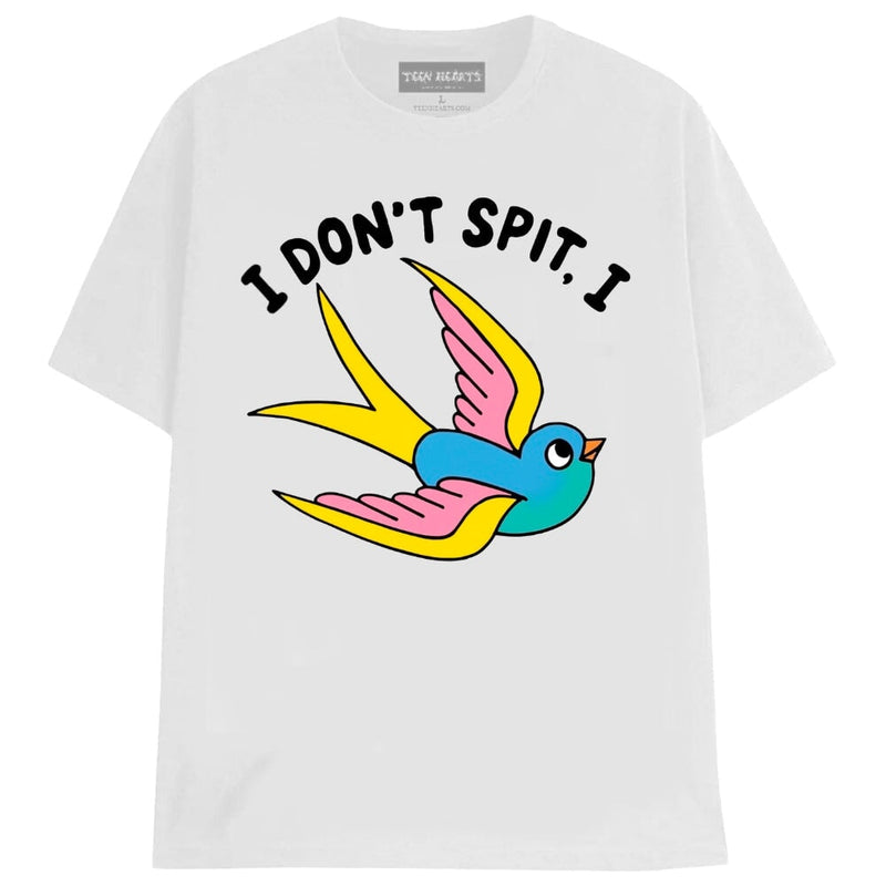 I DON’T SPIT I SWALLOW T-Shirts MONSTERDIGITAL Small WHITE 