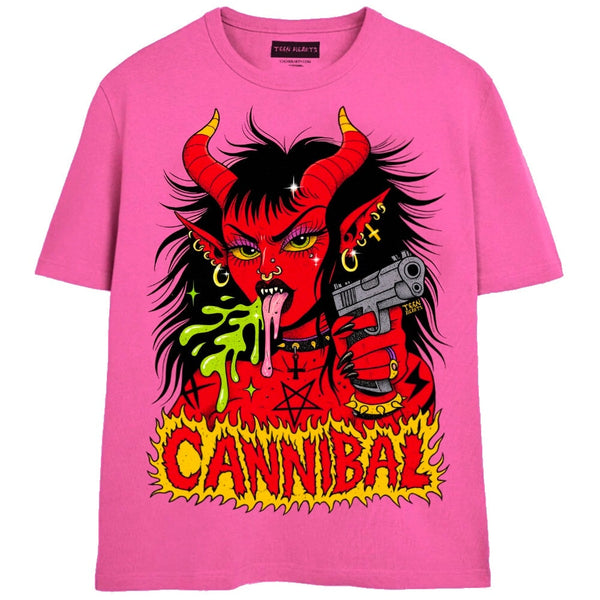 CANNIBAL T-Shirts MONSTERDIGITAL Small PINK 