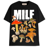 MILF T-Shirts DTG Small BLACK 