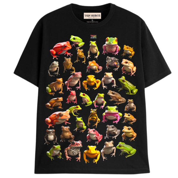 FROGS T-Shirts DTG Small BLACK 
