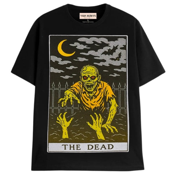 DEAD TAROT TEE T-Shirts MONSTERDIGITAL Small Black 