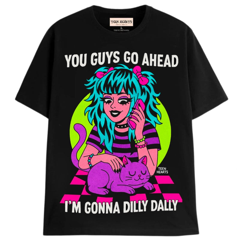 DILLY DALLY T-Shirts MONSTERDIGITAL Small Black 