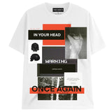 ALL IN YOUR HEAD T-Shirts DTG Small WHITE 