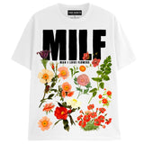MILF T-Shirts DTG Small WHITE 