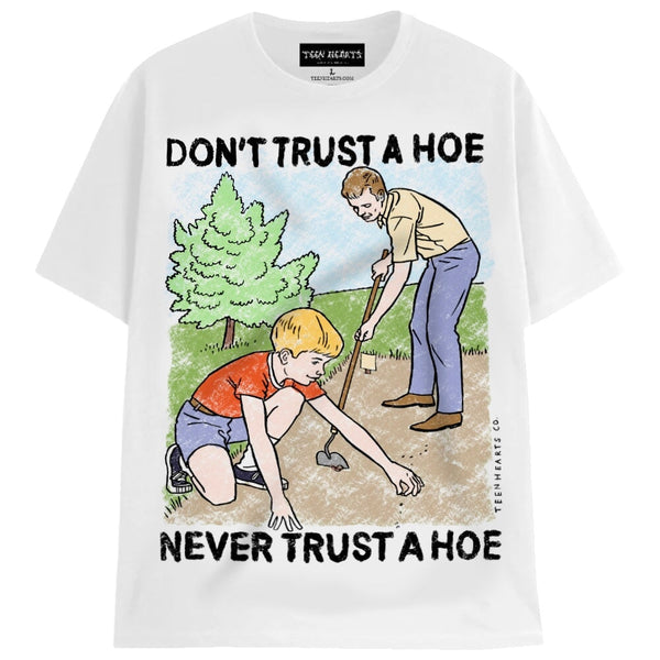 TRUST A HOE T-Shirts DTG Small WHITE 