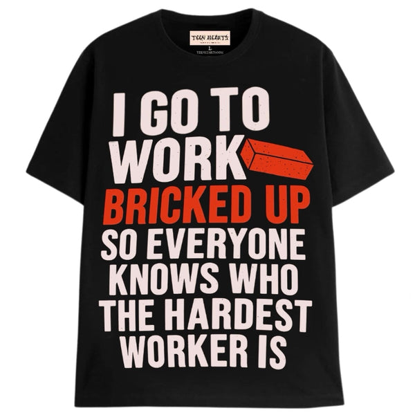 BRICKED UP T-Shirts MONSTERDIGITAL Small Black 