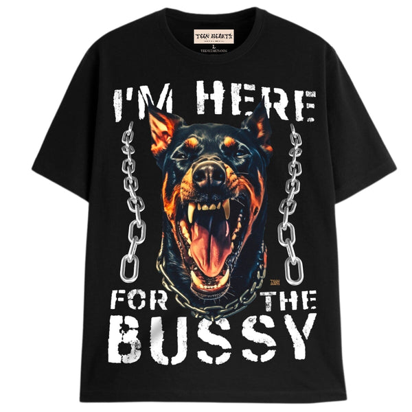 THE BUSSY T-Shirts DTG Small BLACK 