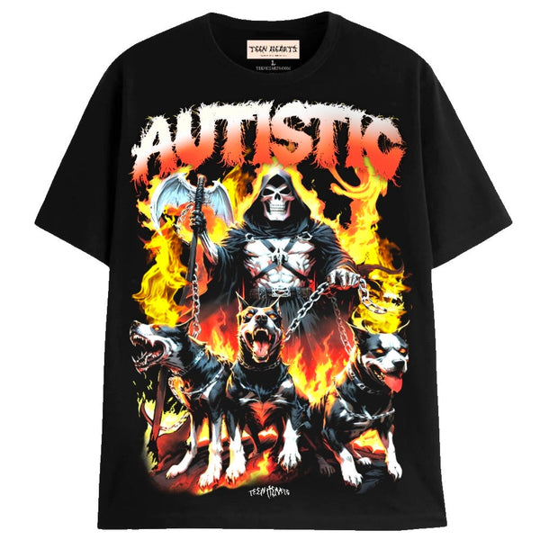 AUTISTIC T-Shirts MONSTERDIGITAL Small BLACK 