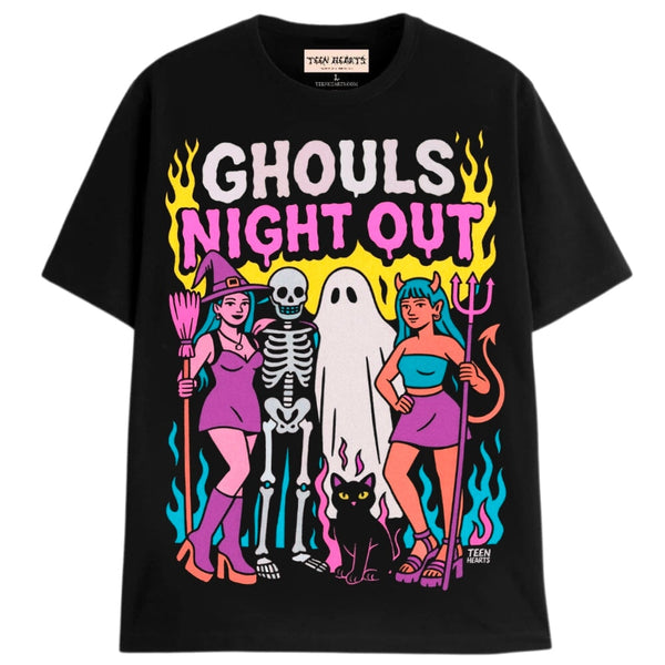 GHOULS NIGHT OUT T-Shirts MONSTERDIGITAL Small Black 