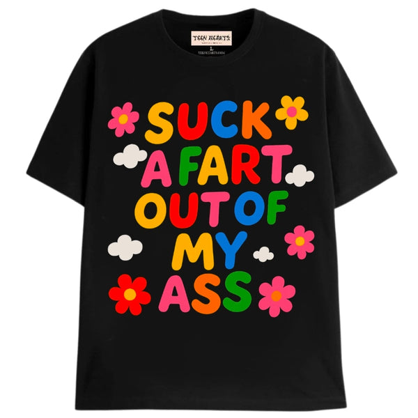 SUCK A FART T-Shirts MONSTERDIGITAL Small Black 