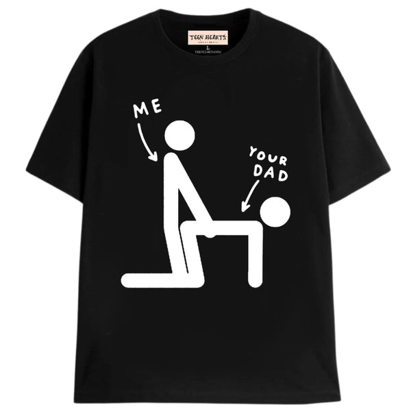YOUR DAD T-Shirts MONSTERDIGITAL Small Black 