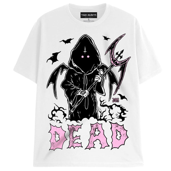 LIL REAPER T-Shirts DTG Small WHITE 