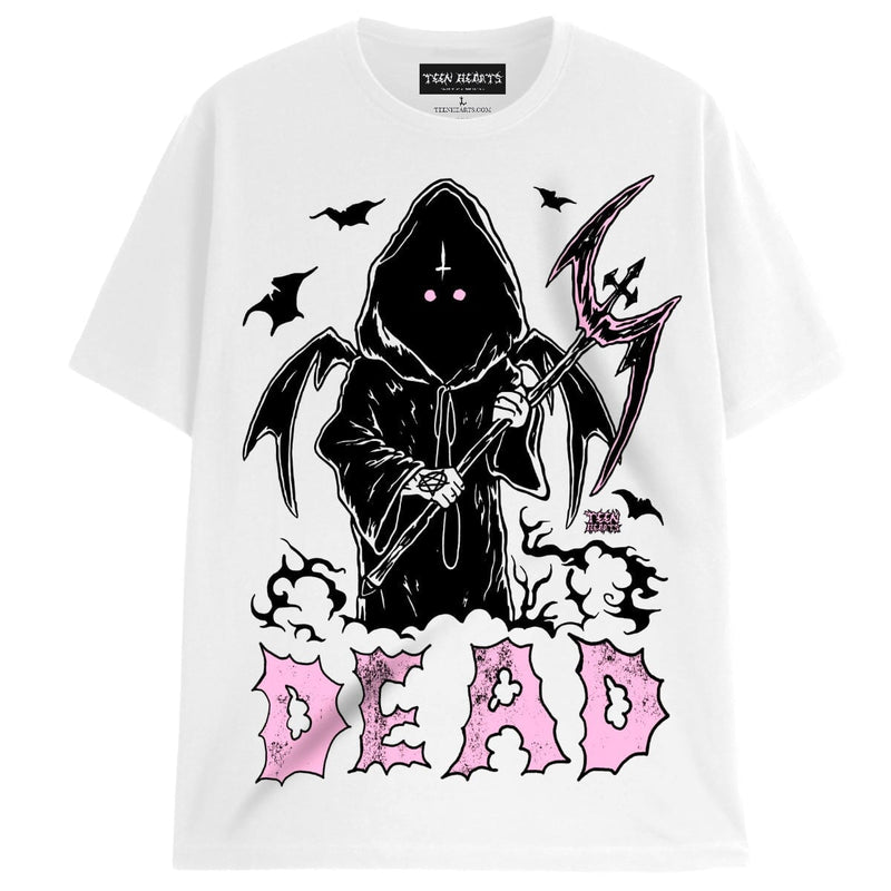 $13 LIL REAPER T-Shirts DTG Small WHITE