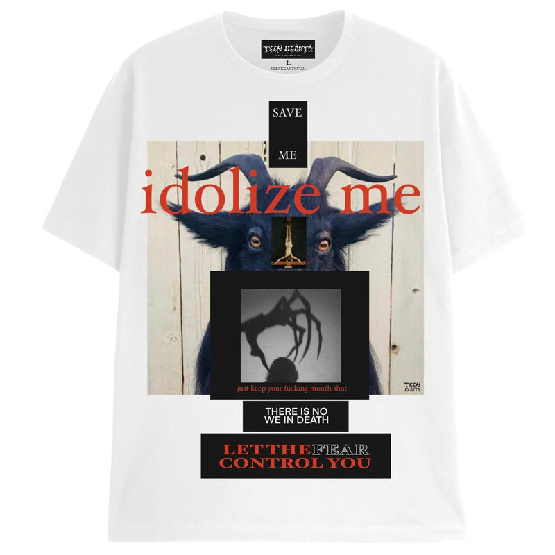 IDOLIZE ME T-Shirts DTG Small WHITE 