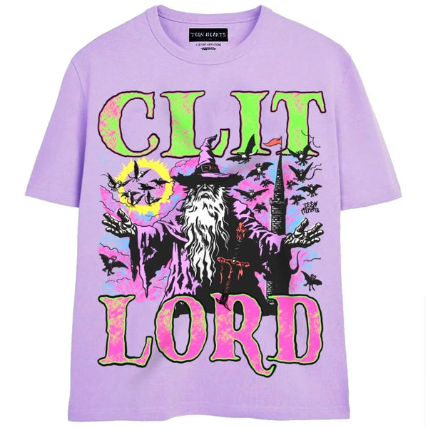 CLIT LORD T-Shirts MONSTERDIGITAL Small LAVENDER 
