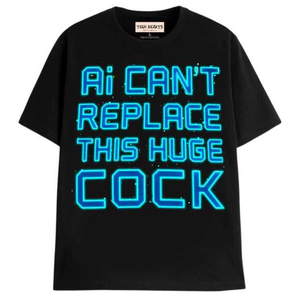 Ai HUGE COCK T-Shirts MONSTERDIGITAL Small Black 