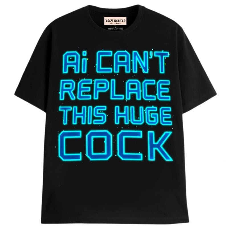 Ai HUGE COCK T-Shirts MONSTERDIGITAL Small Black 
