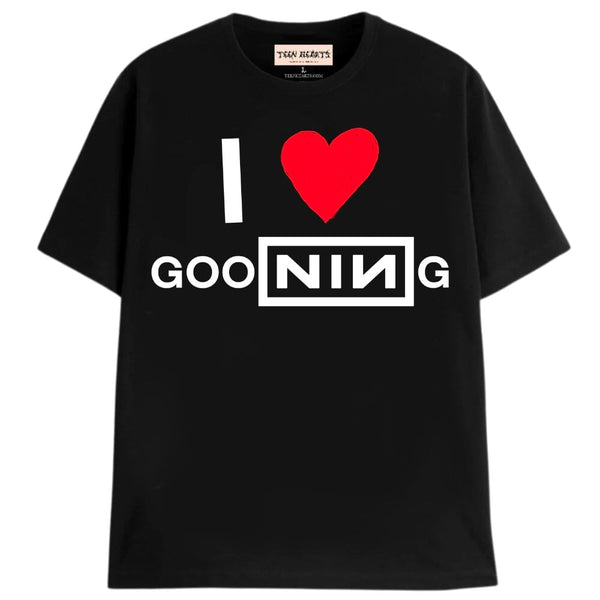 I LOVE GOONING T-Shirts MONSTERDIGITAL Small Black 