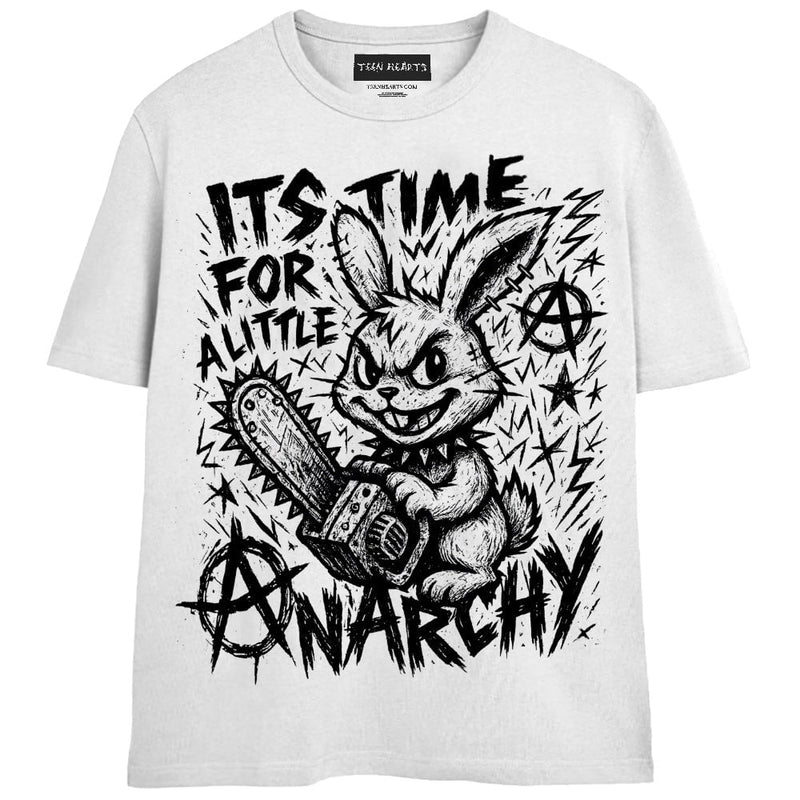 ANARCHY T-Shirts MONSTERDIGITAL Small WHITE 
