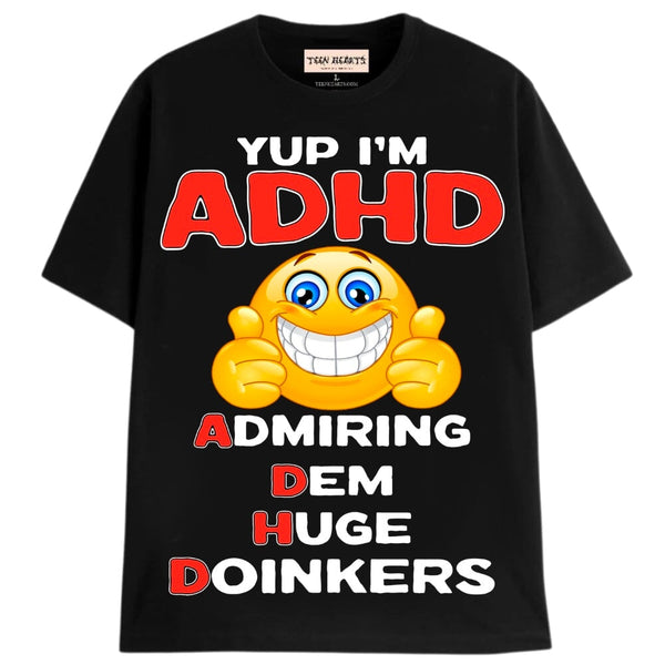 ADHD DOINKERS T-Shirts MONSTERDIGITAL Small BLACK 
