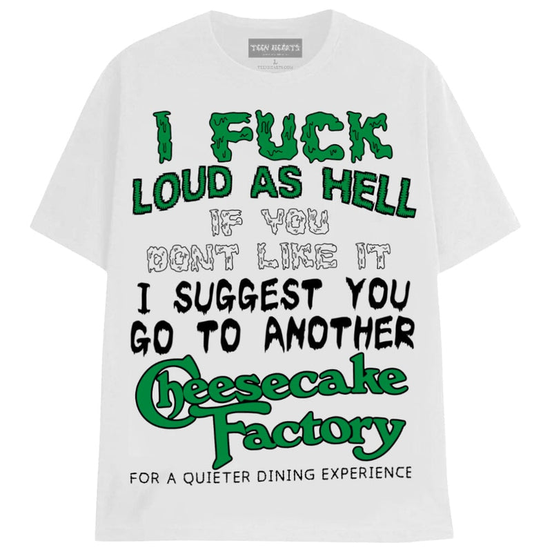 CHEESECAKE FACTORY SHIRT T-Shirts MONSTERDIGITAL Small WHITE 