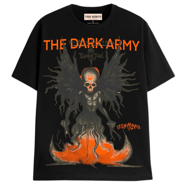 DARK ARMY T-Shirts DTG Small Black 