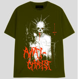 ANTI-CHRIST T-Shirts DTG Small Green 