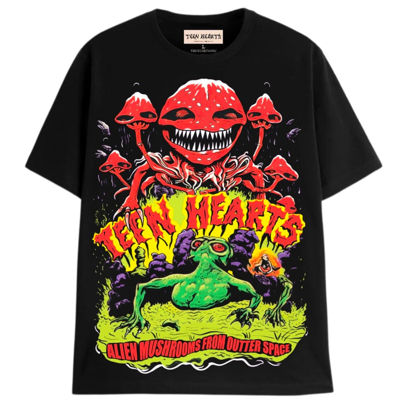 TRAGIC KINGDOM T-Shirts DTG Small Black 