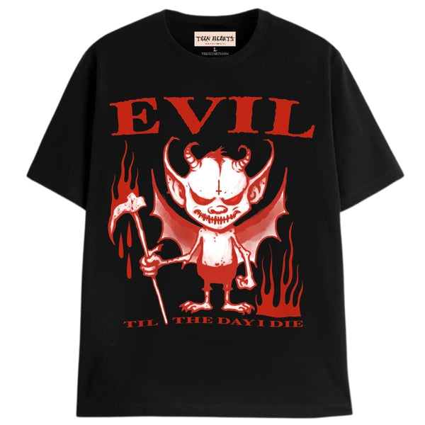 EVIL T-Shirts DTG Small Black 