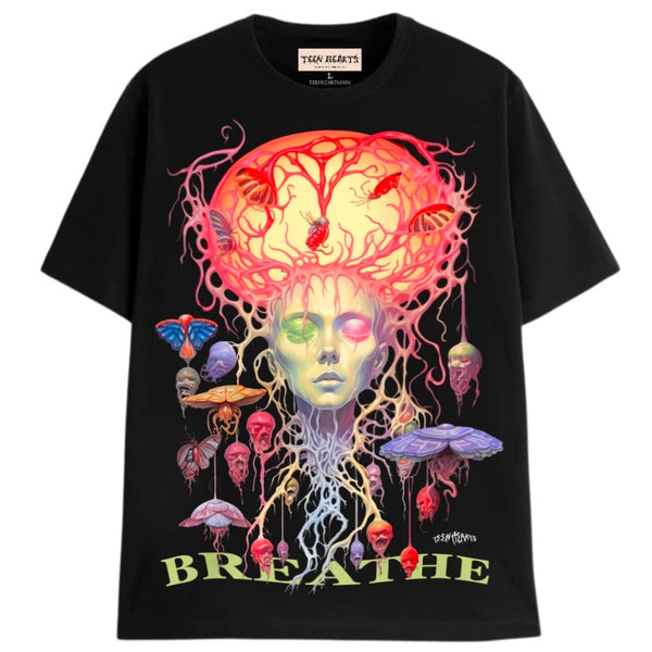 BREATHE T-Shirts DTG Small Black 