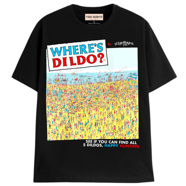 SEARCH AND FIND T-Shirts DTG Small BLACK 