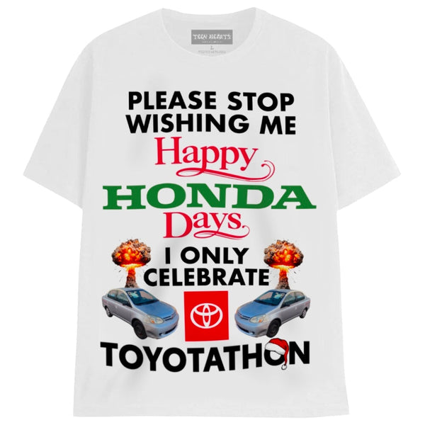 TOYOTATHON TEE T-Shirts DTG Small WHITE 