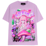DREAMLAND T-Shirts DTG Small Lavender 