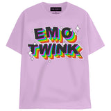 EMO TWINK T-Shirts DTG Small Lavender 