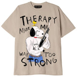TOO STRONG T-Shirts DTG Small TAN 