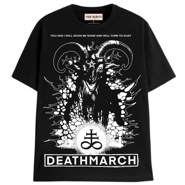 DEATH MARCH T-Shirts DTG Small BLACK 