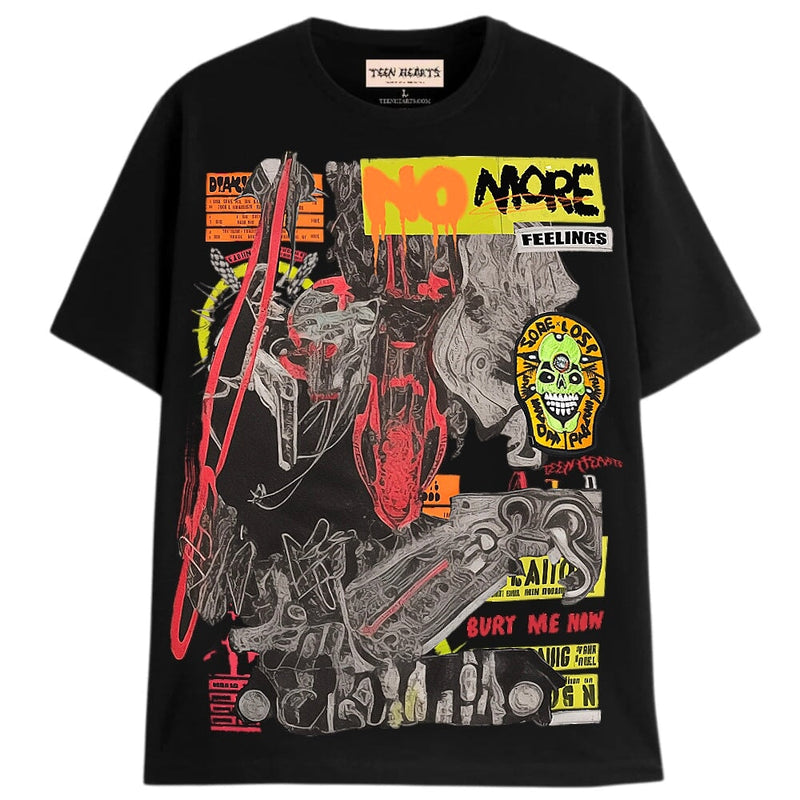 NO MORE T-Shirts DTG Small BLACK 