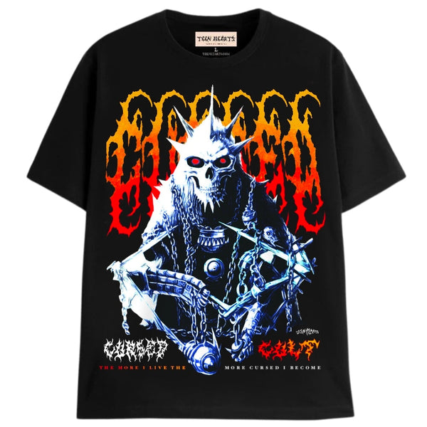 CURSED T-Shirts DTG Small BLACK 