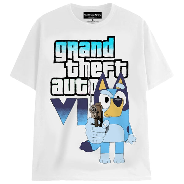 GTA T-Shirts DTG Small WHITE 
